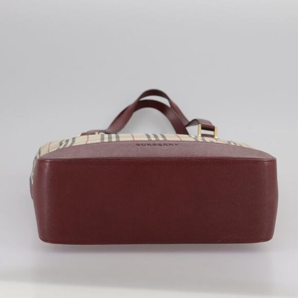 Burberry Nova Check Hand Bag Canvas Beige - Picture 9 of 16